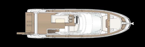  Azimut 60 FLYBRIDGE  <b>General arrangement</b>