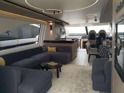 <b>Галерея интерьеров</b>  Azimut 72 FLYBRIDGE Blue 