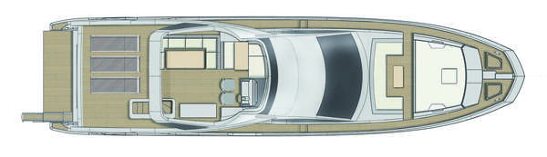 <b>Планы палуб</b>  Azimut 72 FLYBRIDGE 