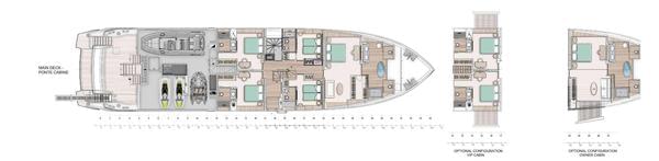  Benetti B.YOND 37m NEVER SAY NEVER AGAIN  <b>General arrangement</b>