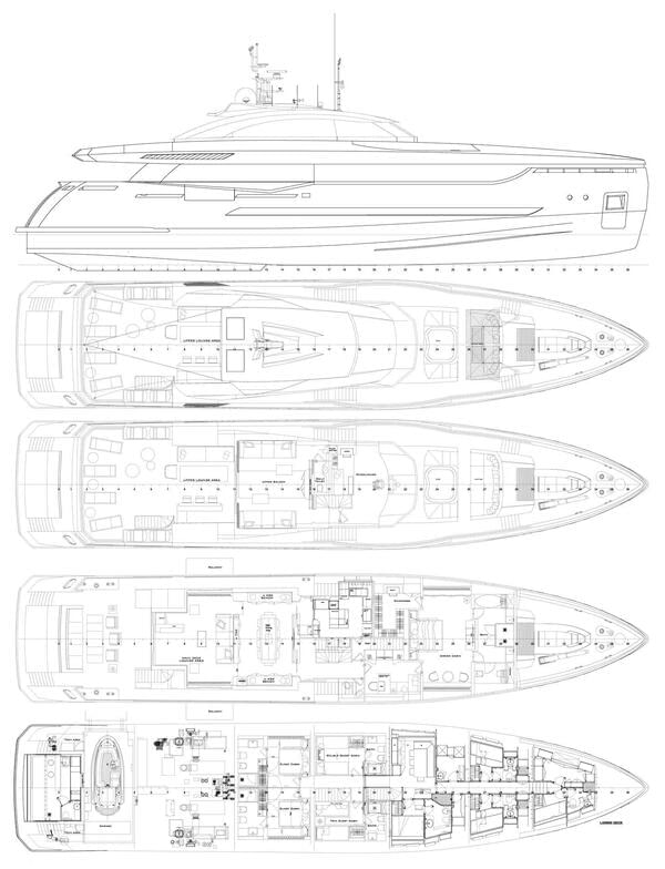 <b>Планы палуб</b>  Columbus Sport 40M Next 