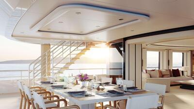 <b>Галерея интерьеров</b>  Feadship Full Custom Sakura 
