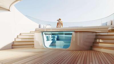 <b>Галерея интерьеров</b>  Feadship Full Custom Sakura 