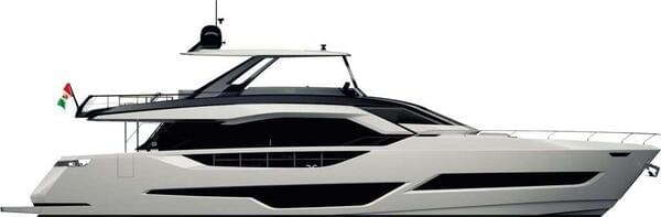  Ferretti 800 MKII  <b>General arrangement</b>