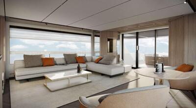 <b>Галерея интерьеров</b>  Ferretti Infynito 90 