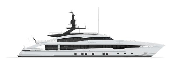  Heesen 5000 ALUMINIUM Sophia  <b>General arrangement</b>