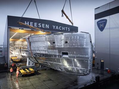  Heesen 57M ALUMINIUM FDHF CUSTOM Setteesettanta  <b>Exterior Gallery</b>