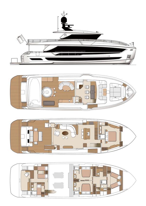  Horizon FD80 Skyline FD80/15  <b>General arrangement</b>