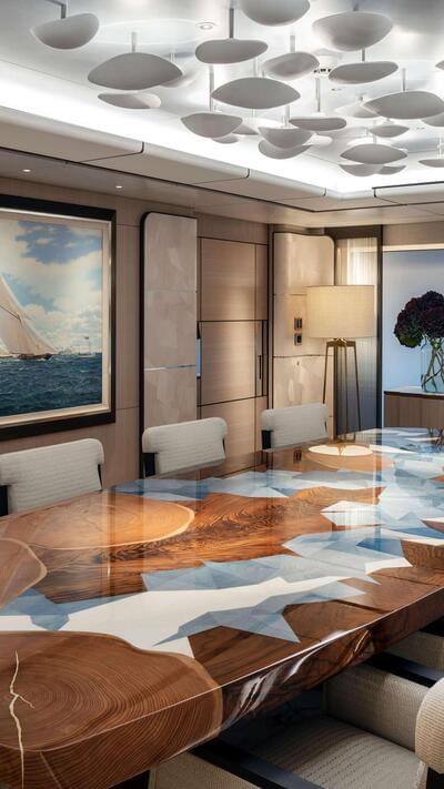  Lürssen custom Moon Sand  <b>Interior Gallery</b>
