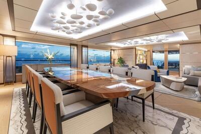  Lürssen custom Moon Sand  <b>Interior Gallery</b>