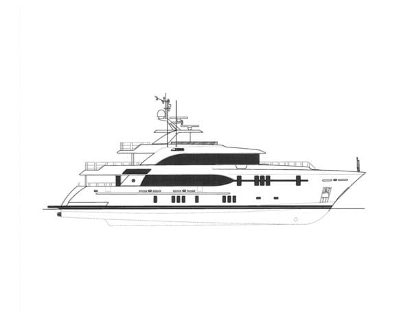 <b>Планы палуб</b>  Ocean Alexander 120 Dream Weaver 