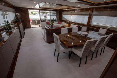  Princess 95M Rosso  <b>Interior Gallery</b>