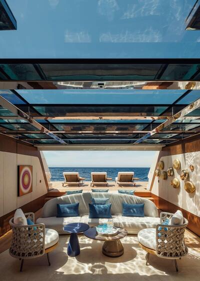  Sanlorenzo 74 Steel Silver fox  <b>Interior Gallery</b>