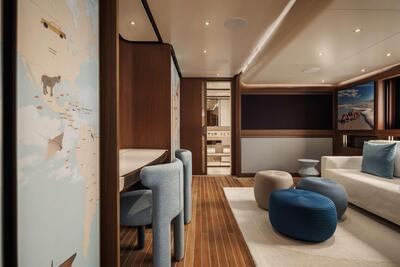  Sanlorenzo 74 Steel Silver fox  <b>Interior Gallery</b>