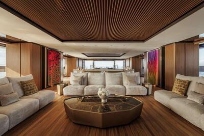  Sanlorenzo 74 Steel Silver fox  <b>Interior Gallery</b>