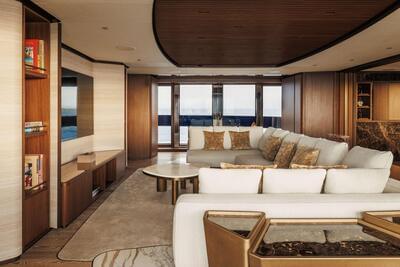 Sanlorenzo 74 Steel Silver fox  <b>Interior Gallery</b>