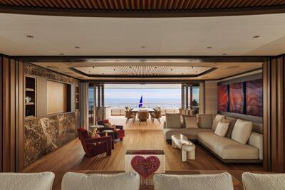  Sanlorenzo 74 Steel Silver fox  <b>Interior Gallery</b>