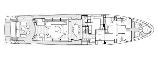  Sanlorenzo SD126 Ruscello  <b>General arrangement</b>