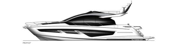  Sunseeker 65 Sport Yacht  <b>General arrangement</b>