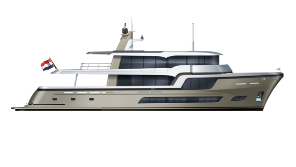  Wim van der Valk 34m Lady Lene  <b>General arrangement</b>