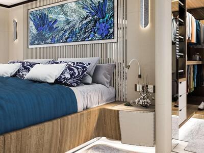 Hot Lab studio, part of Viken Group, reveals interiors of 50m Bilgin 163 yacht Eternal Spark ahead of summer launch