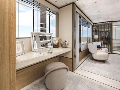 Hot Lab studio, part of Viken Group, reveals interiors of 50m Bilgin 163 yacht Eternal Spark ahead of summer launch