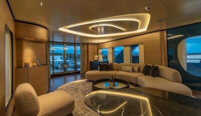 Hot Lab Crafts Stunning Interiors for Explorer Yacht "Kaşif"