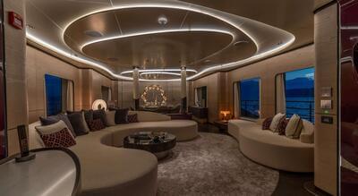 Hot Lab Crafts Stunning Interiors for Explorer Yacht "Kaşif"