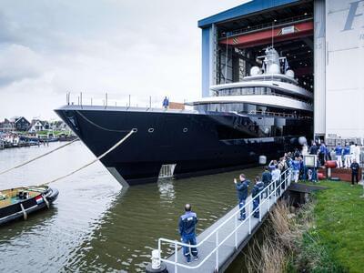 Feadship: Hybrid Electric Project 1012 prepares for sea trials