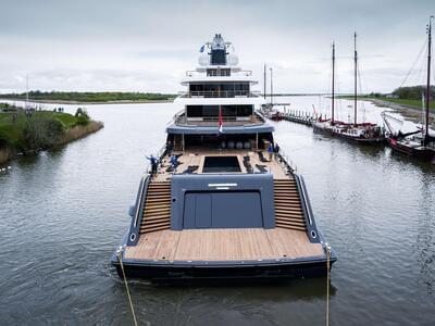 Feadship: Hybrid Electric Project 1012 prepares for sea trials