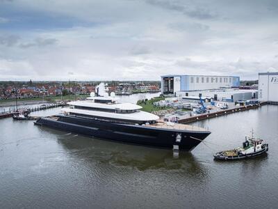 Feadship: Hybrid Electric Project 1012 prepares for sea trials