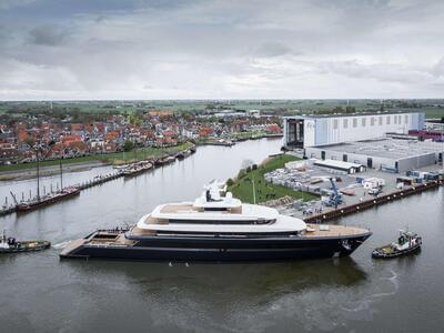 Feadship: Hybrid Electric Project 1012 prepares for sea trials