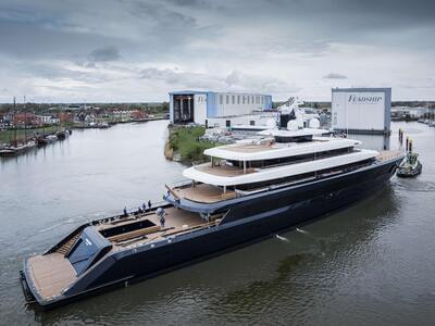 Feadship: Hybrid Electric Project 1012 prepares for sea trials