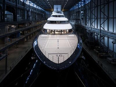 Feadship Launches 118.80-Metre Project 821, Ushering in the Fuel-Cell Era