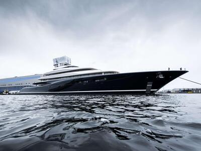 Feadship Launches 118.80-Metre Project 821, Ushering in the Fuel-Cell Era