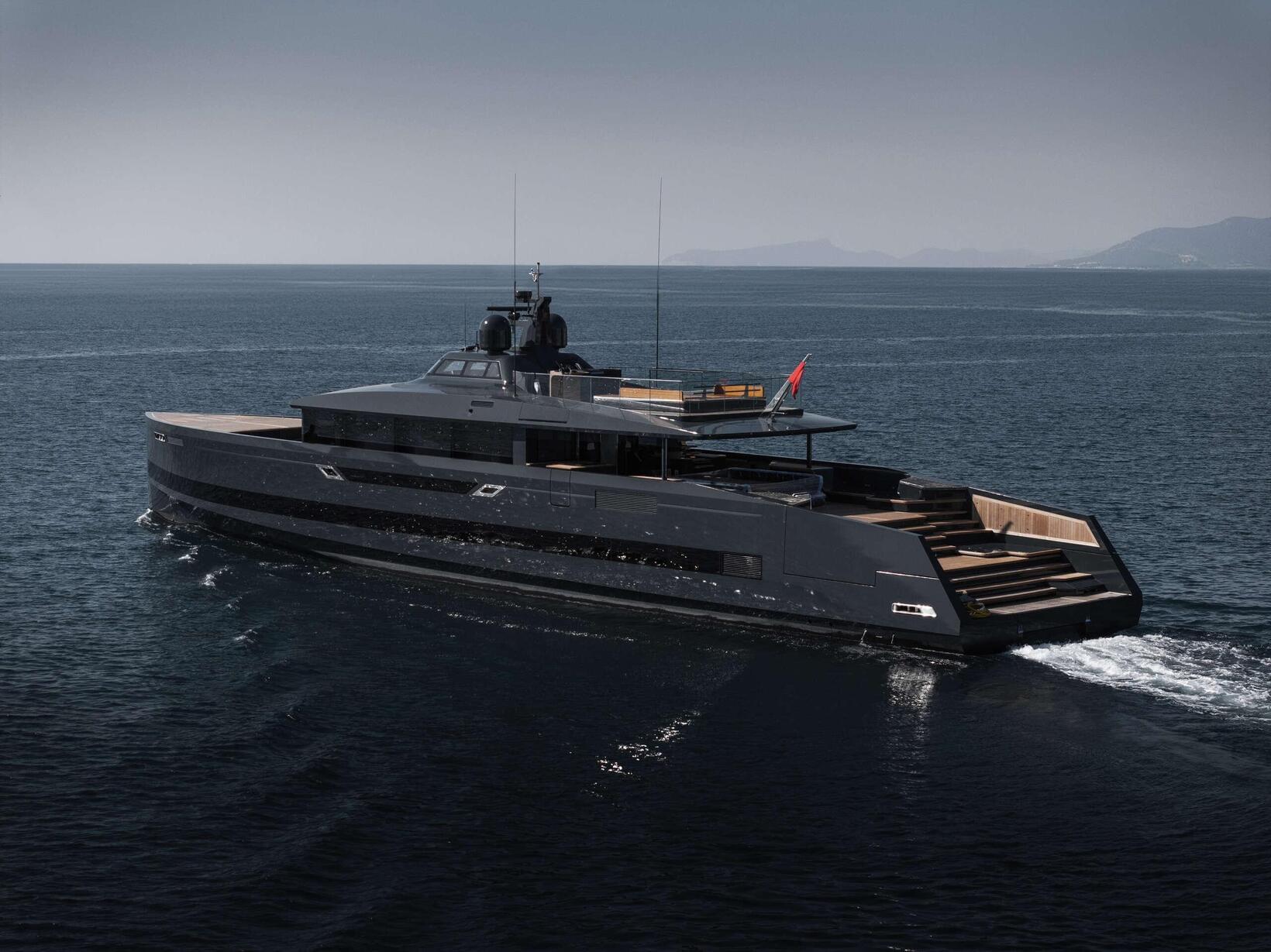 Alia Yachts' 45m SAN Completes Sea Trials