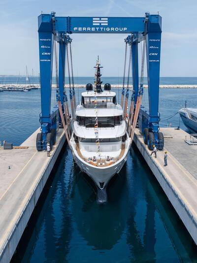 First all-aluminium custom line 50 superyacht launched