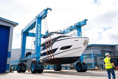 SUNSEEKER UNVEILS THE OCEAN 156 AT GLOBAL HEADQUARTERS IN POOLE, DORSET