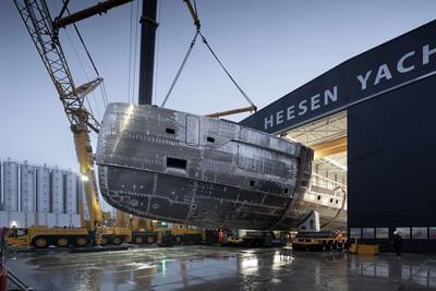 Heesen Yachts Achieves Major Milestone in Construction of Full Custom 57m Motor Yacht, YN 20857 Project Setteesettanta