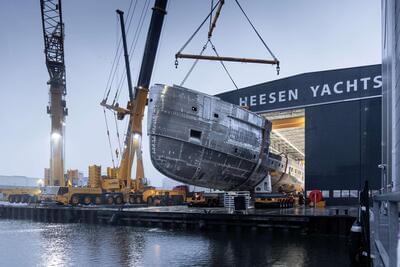 Heesen Yachts Achieves Major Milestone in Construction of Full Custom 57m Motor Yacht, YN 20857 Project Setteesettanta