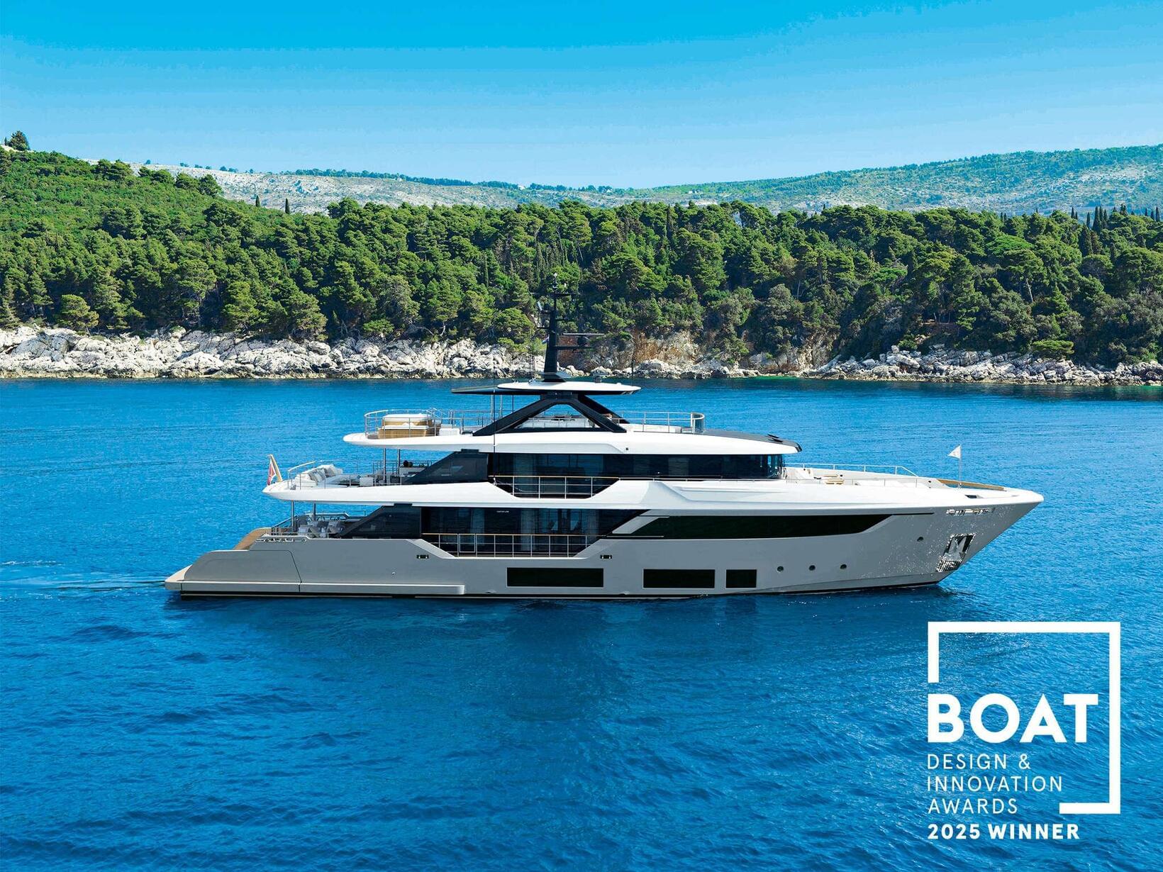 DOUBLE WIN FOR CUSTOM LINE AT THE BOAT INTERNATIONAL DESIGN & INNOVATION AWARDS 2025