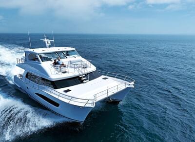 Horizon Power Catamarans Debuts First PC60 with Portuguese Deck at Palm Beach International Boat Show