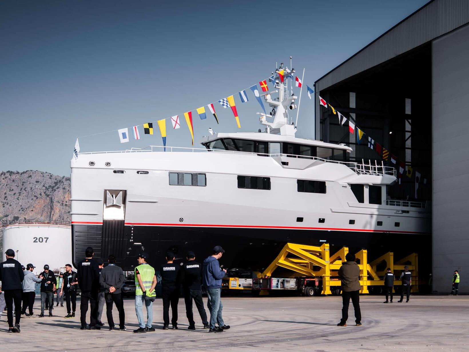 Damen Yachting Launches Third Yacht Support 53