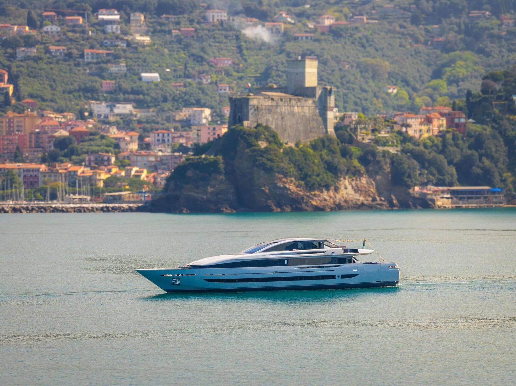 Speedy Bear Takes to the Water: New 44m Launch from Baglietto