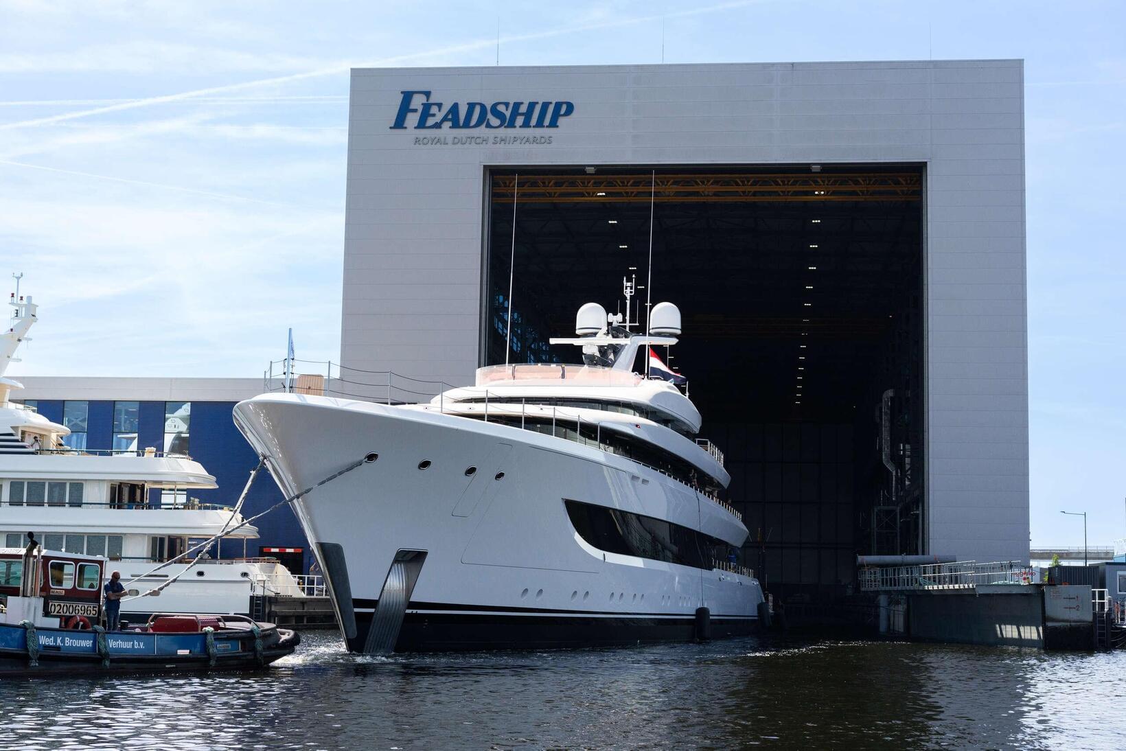 Feadship Launches 71.76m Project 827: A Vision of Modern Luxury