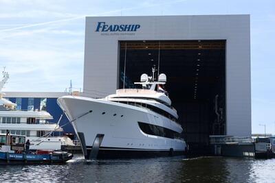 Gallery: Feadship Launches 71.76m Project 827: A Vision of Modern Luxury