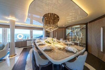 Gallery: The Artful Interiors of M/Y Camila Unveiled