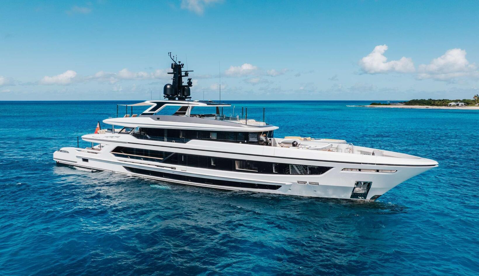 Baglietto at the Monaco Yacht Show 2025 with DOM133 and T52