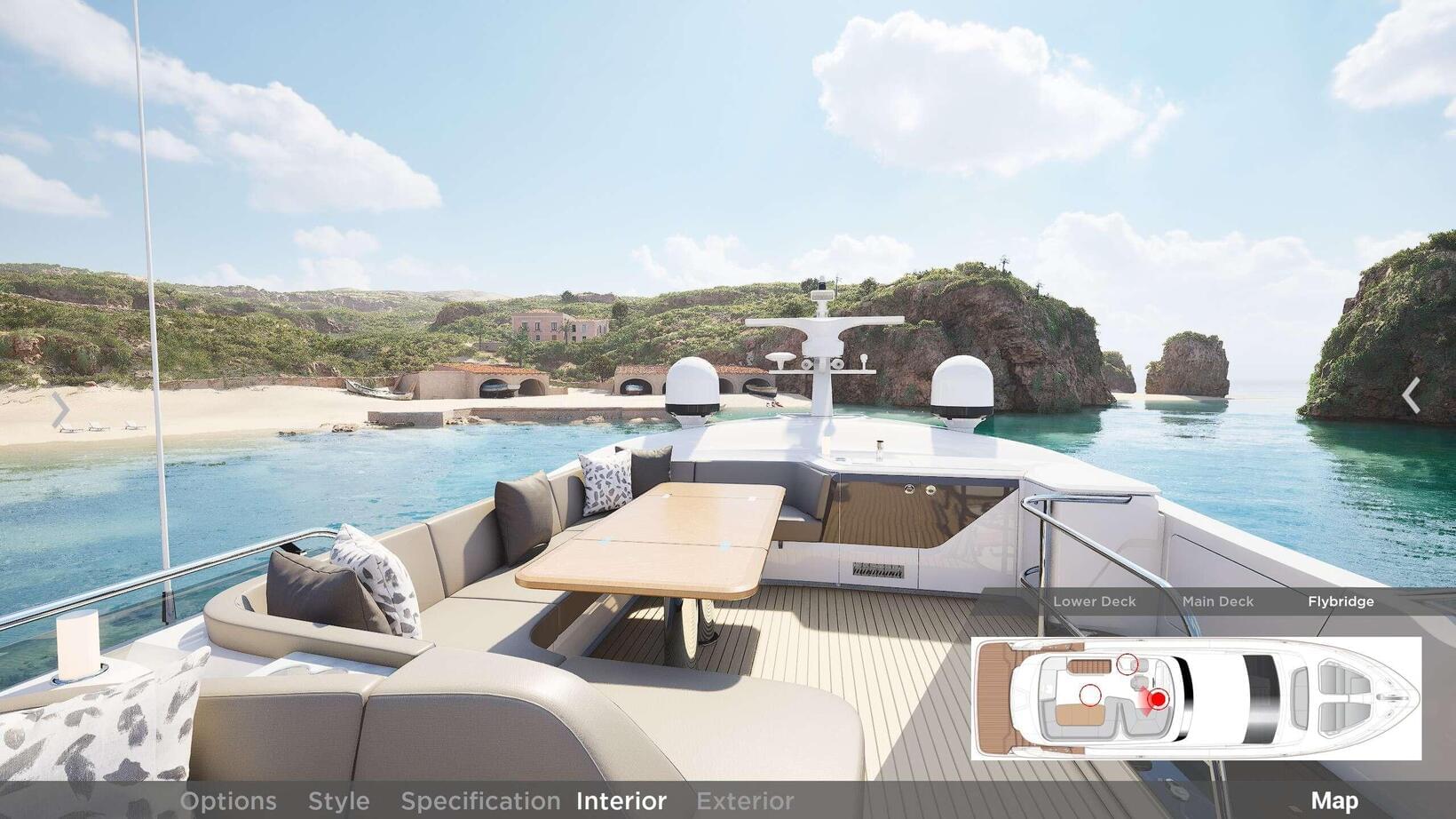 PRINCESS YACHTS LAUNCHES INDUSTRY-FIRST FULLY IMMERSIVE 3D CONFIGURATOR