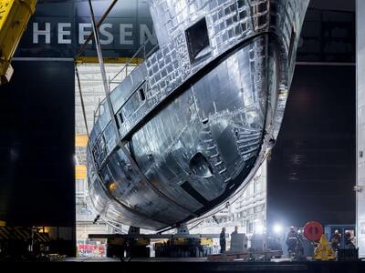 Gallery: Project Evita Reaches a Significant Construction Milestone as Hull and Superstructure Are Joined